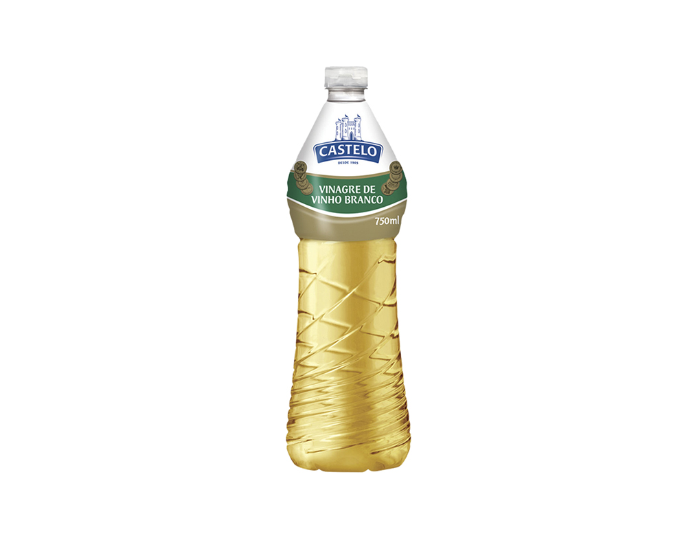 VINAGRE DE VINHO BRANCO CASTELO 750 ML (CX 12 FR)